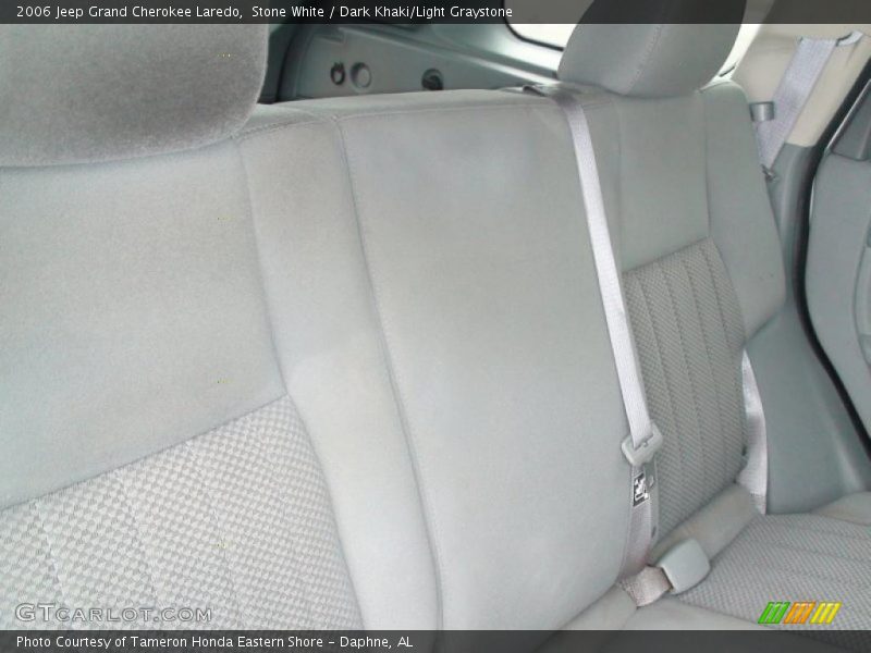Stone White / Dark Khaki/Light Graystone 2006 Jeep Grand Cherokee Laredo