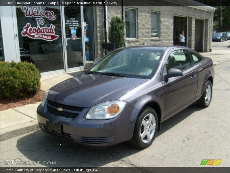 Majestic Amethyst Metallic / Gray 2006 Chevrolet Cobalt LS Coupe