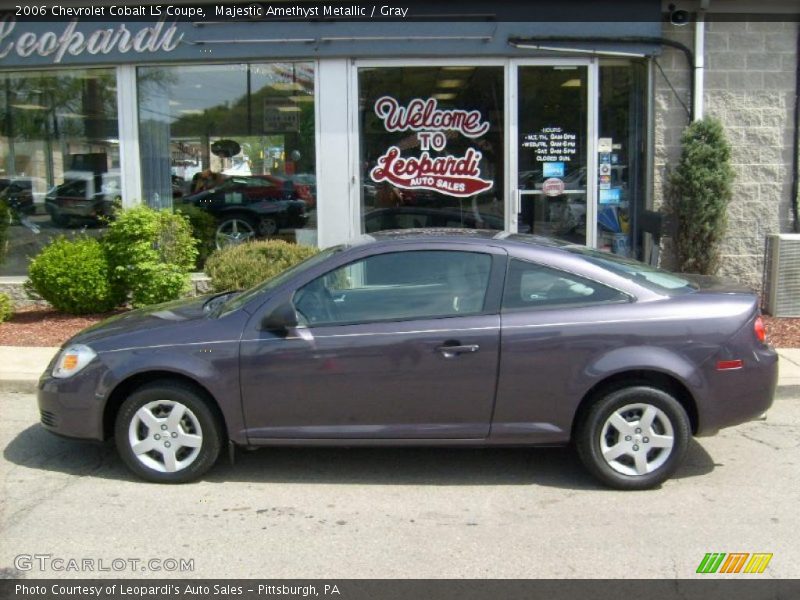 Majestic Amethyst Metallic / Gray 2006 Chevrolet Cobalt LS Coupe