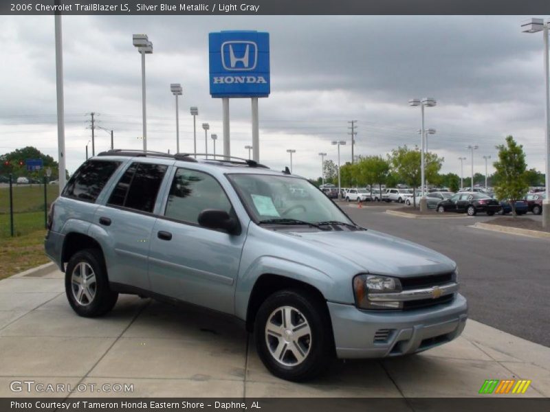 Silver Blue Metallic / Light Gray 2006 Chevrolet TrailBlazer LS