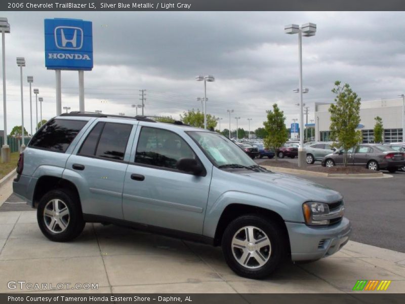 Silver Blue Metallic / Light Gray 2006 Chevrolet TrailBlazer LS
