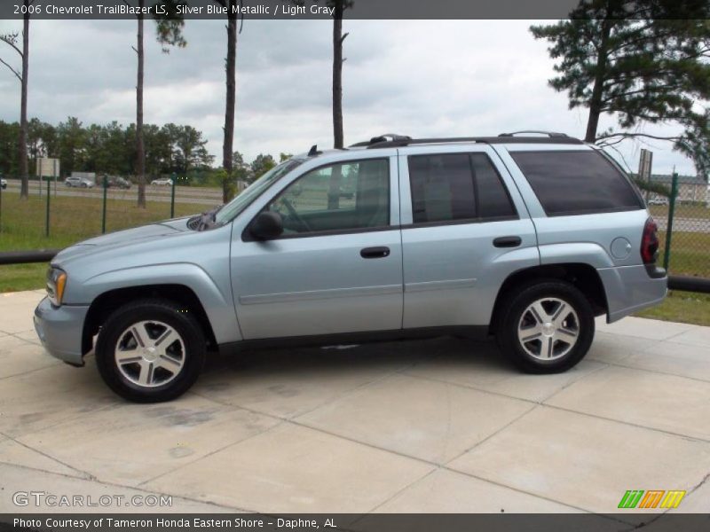 Silver Blue Metallic / Light Gray 2006 Chevrolet TrailBlazer LS