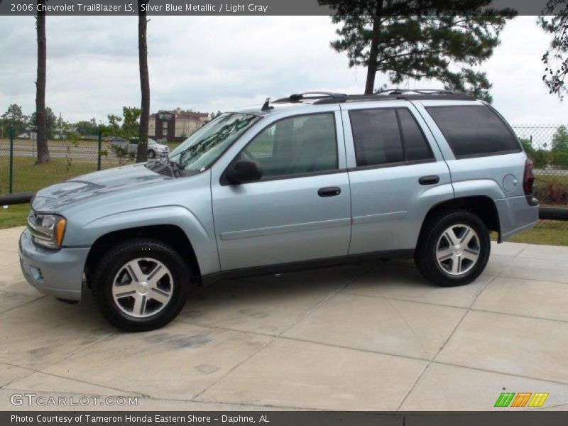 Silver Blue Metallic / Light Gray 2006 Chevrolet TrailBlazer LS