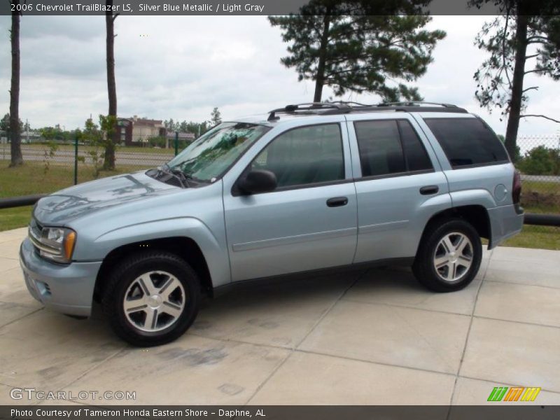 Silver Blue Metallic / Light Gray 2006 Chevrolet TrailBlazer LS