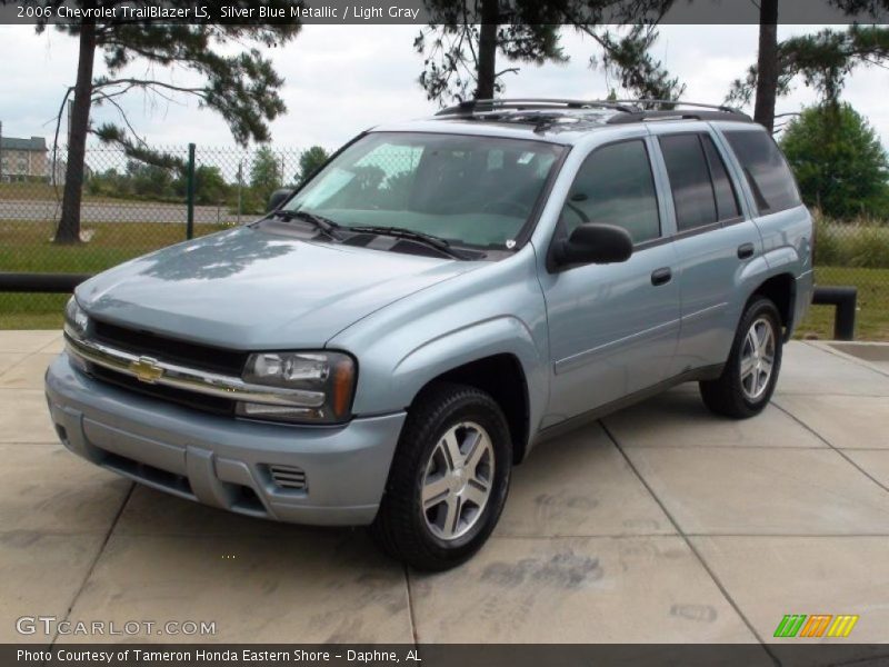 Silver Blue Metallic / Light Gray 2006 Chevrolet TrailBlazer LS