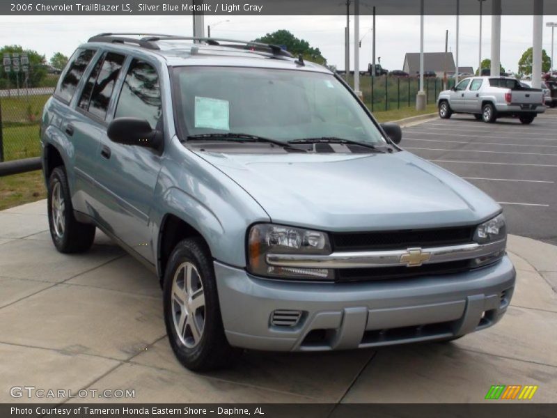 Silver Blue Metallic / Light Gray 2006 Chevrolet TrailBlazer LS