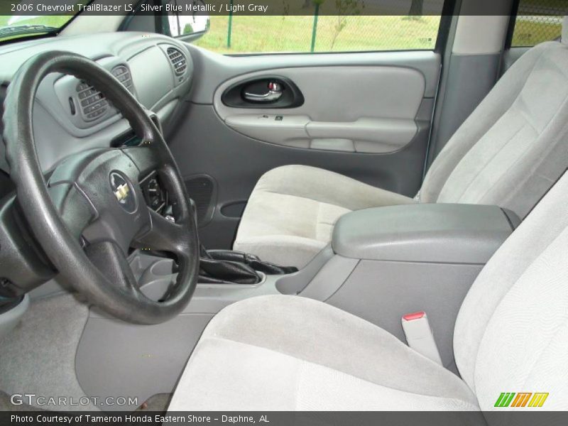 Silver Blue Metallic / Light Gray 2006 Chevrolet TrailBlazer LS