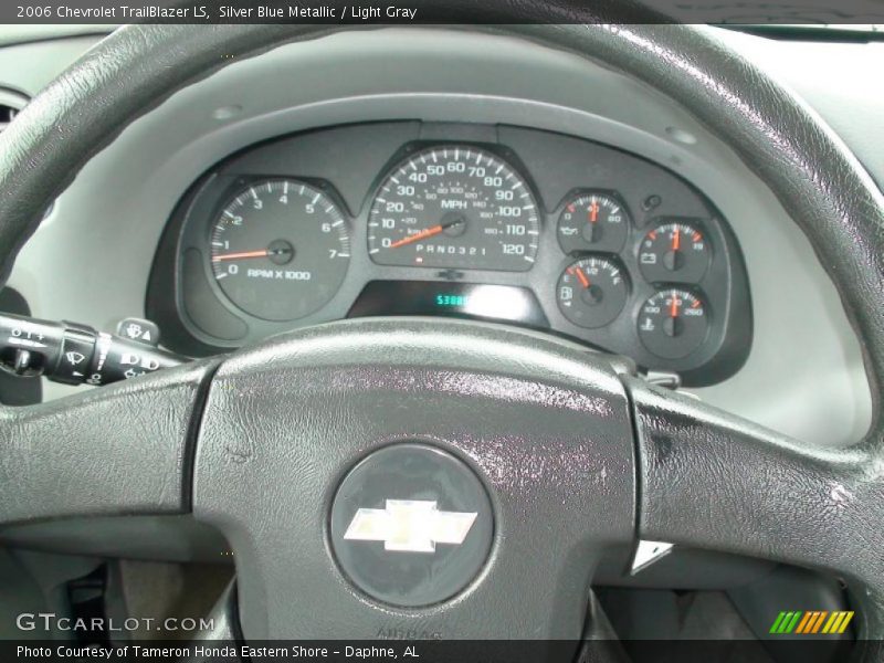Silver Blue Metallic / Light Gray 2006 Chevrolet TrailBlazer LS