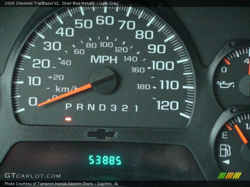 Silver Blue Metallic / Light Gray 2006 Chevrolet TrailBlazer LS