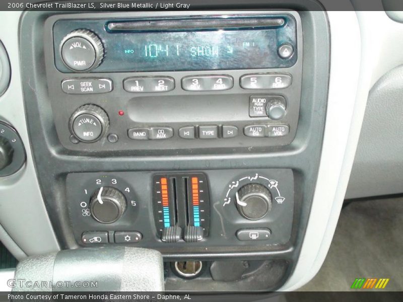 Silver Blue Metallic / Light Gray 2006 Chevrolet TrailBlazer LS