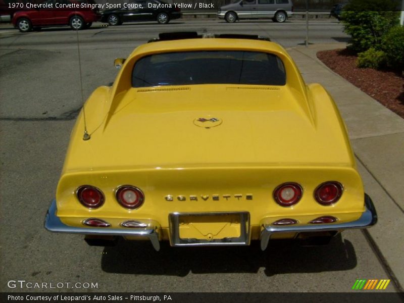 Daytona Yellow / Black 1970 Chevrolet Corvette Stingray Sport Coupe