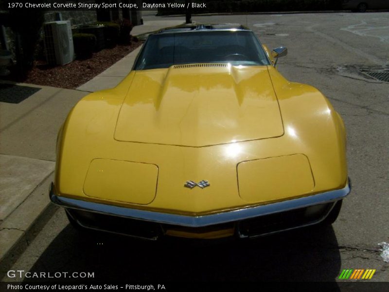 Daytona Yellow / Black 1970 Chevrolet Corvette Stingray Sport Coupe