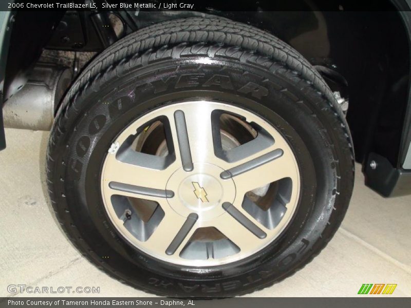 Silver Blue Metallic / Light Gray 2006 Chevrolet TrailBlazer LS