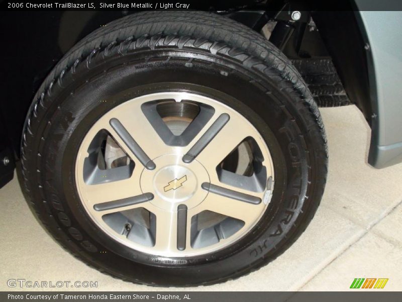 Silver Blue Metallic / Light Gray 2006 Chevrolet TrailBlazer LS