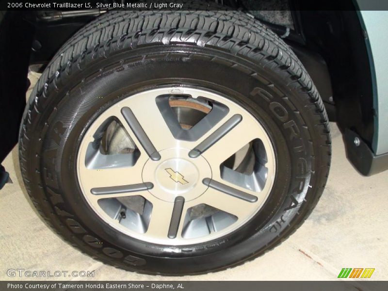 Silver Blue Metallic / Light Gray 2006 Chevrolet TrailBlazer LS