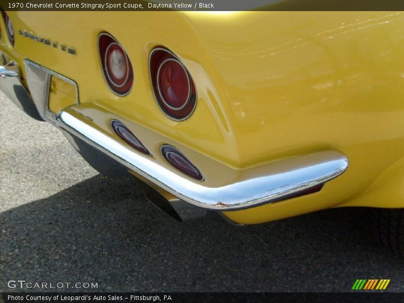 Daytona Yellow / Black 1970 Chevrolet Corvette Stingray Sport Coupe