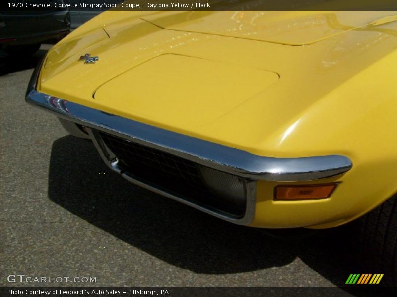 Daytona Yellow / Black 1970 Chevrolet Corvette Stingray Sport Coupe