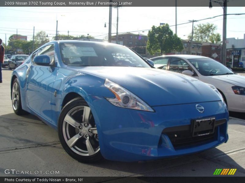 Monterey Blue / Persimmon Leather 2009 Nissan 370Z Touring Coupe