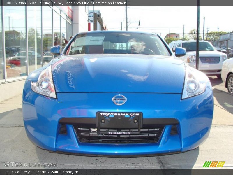 Monterey Blue / Persimmon Leather 2009 Nissan 370Z Touring Coupe