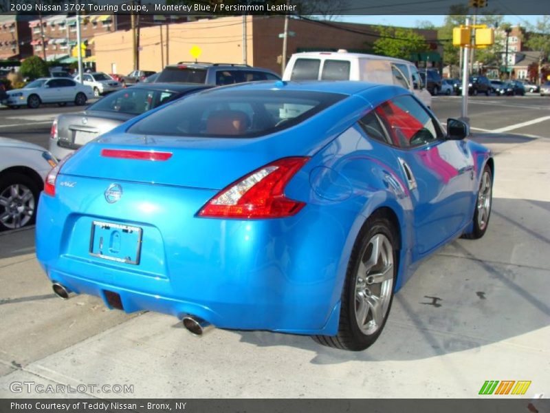 Monterey Blue / Persimmon Leather 2009 Nissan 370Z Touring Coupe