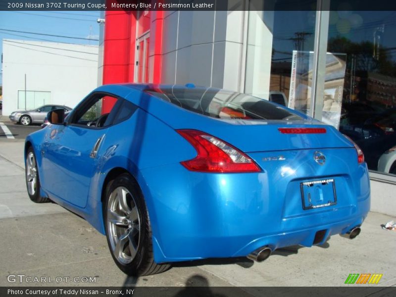 Monterey Blue / Persimmon Leather 2009 Nissan 370Z Touring Coupe