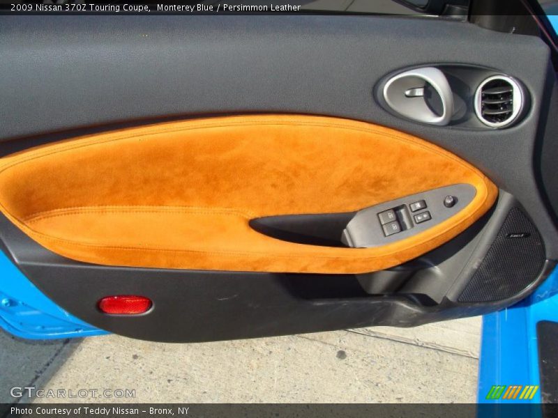 Monterey Blue / Persimmon Leather 2009 Nissan 370Z Touring Coupe