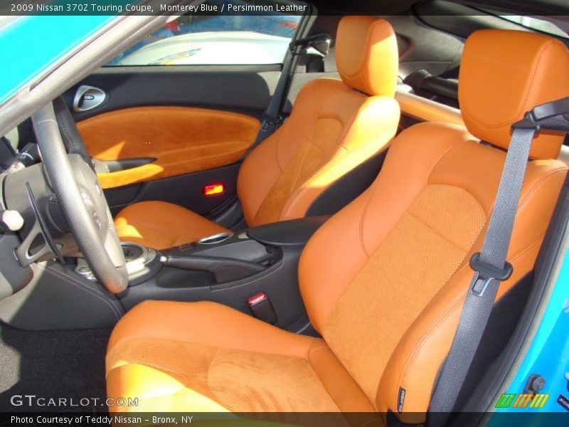 Monterey Blue / Persimmon Leather 2009 Nissan 370Z Touring Coupe