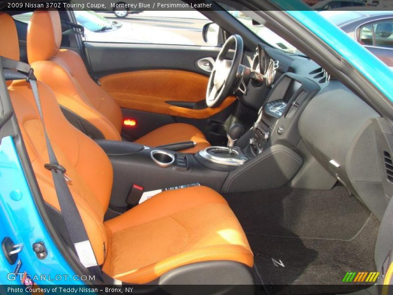 Monterey Blue / Persimmon Leather 2009 Nissan 370Z Touring Coupe