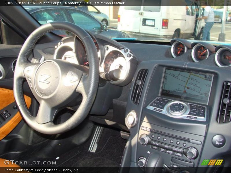 Monterey Blue / Persimmon Leather 2009 Nissan 370Z Touring Coupe