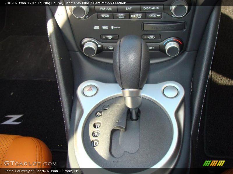 Monterey Blue / Persimmon Leather 2009 Nissan 370Z Touring Coupe