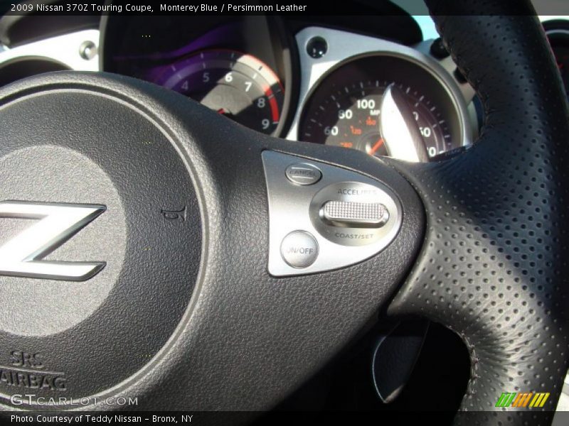 Monterey Blue / Persimmon Leather 2009 Nissan 370Z Touring Coupe