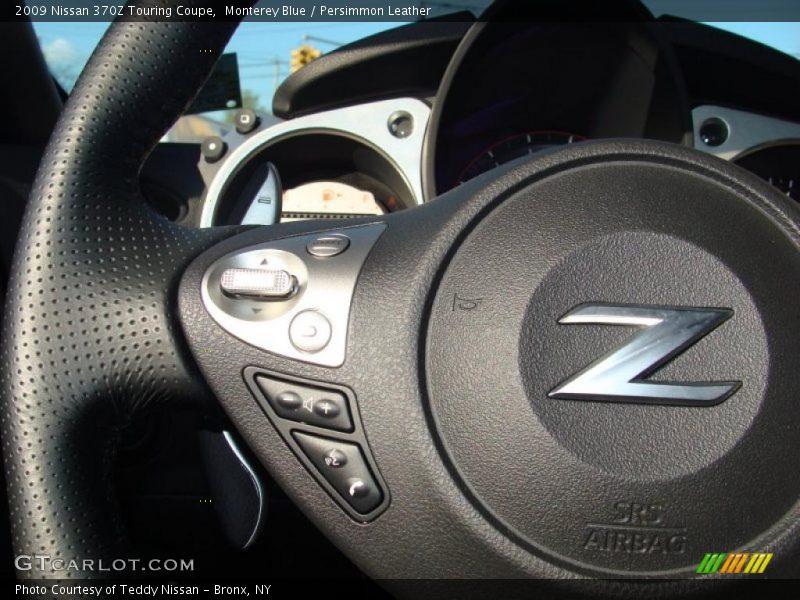 Monterey Blue / Persimmon Leather 2009 Nissan 370Z Touring Coupe