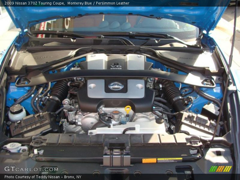 Monterey Blue / Persimmon Leather 2009 Nissan 370Z Touring Coupe