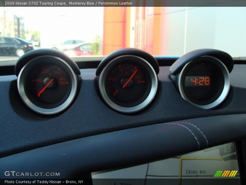Monterey Blue / Persimmon Leather 2009 Nissan 370Z Touring Coupe