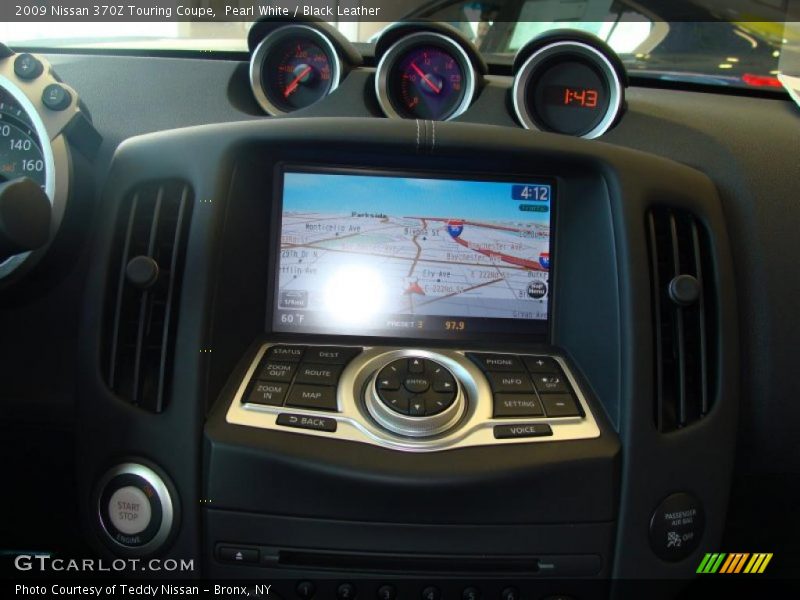 Pearl White / Black Leather 2009 Nissan 370Z Touring Coupe
