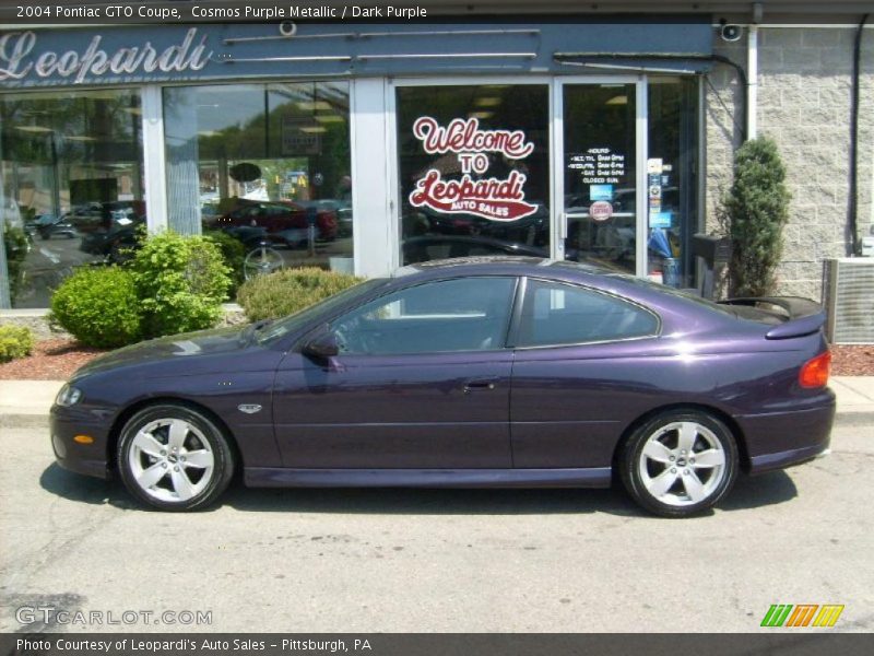 Cosmos Purple Metallic / Dark Purple 2004 Pontiac GTO Coupe