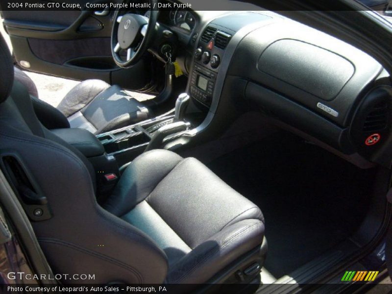 Cosmos Purple Metallic / Dark Purple 2004 Pontiac GTO Coupe