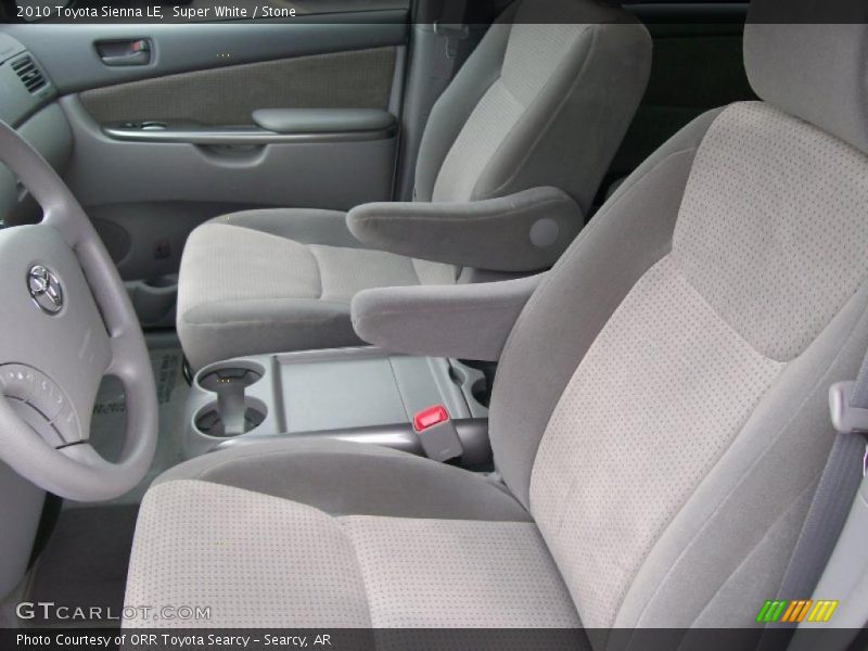 Super White / Stone 2010 Toyota Sienna LE