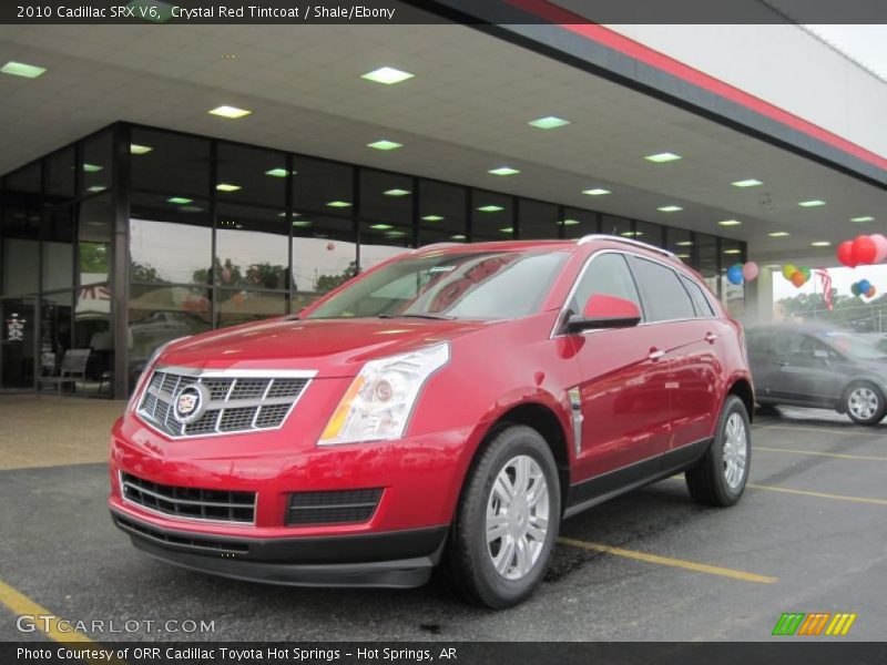 Crystal Red Tintcoat / Shale/Ebony 2010 Cadillac SRX V6