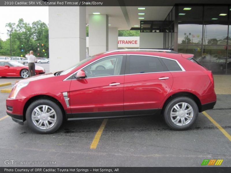 Crystal Red Tintcoat / Shale/Ebony 2010 Cadillac SRX V6