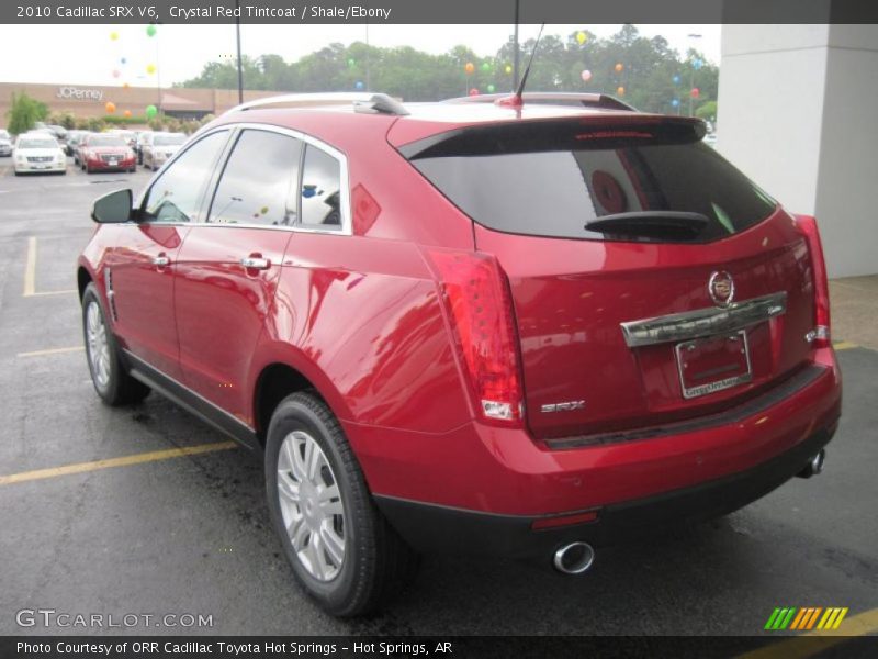 Crystal Red Tintcoat / Shale/Ebony 2010 Cadillac SRX V6