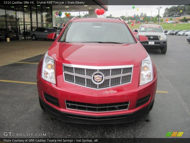 Crystal Red Tintcoat / Shale/Ebony 2010 Cadillac SRX V6
