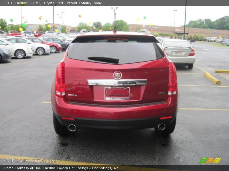 Crystal Red Tintcoat / Shale/Ebony 2010 Cadillac SRX V6