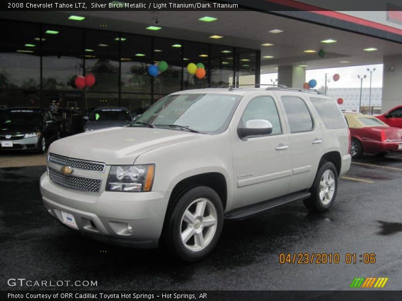 Silver Birch Metallic / Light Titanium/Dark Titanium 2008 Chevrolet Tahoe LTZ