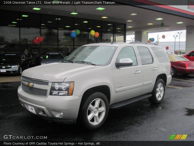 Silver Birch Metallic / Light Titanium/Dark Titanium 2008 Chevrolet Tahoe LTZ