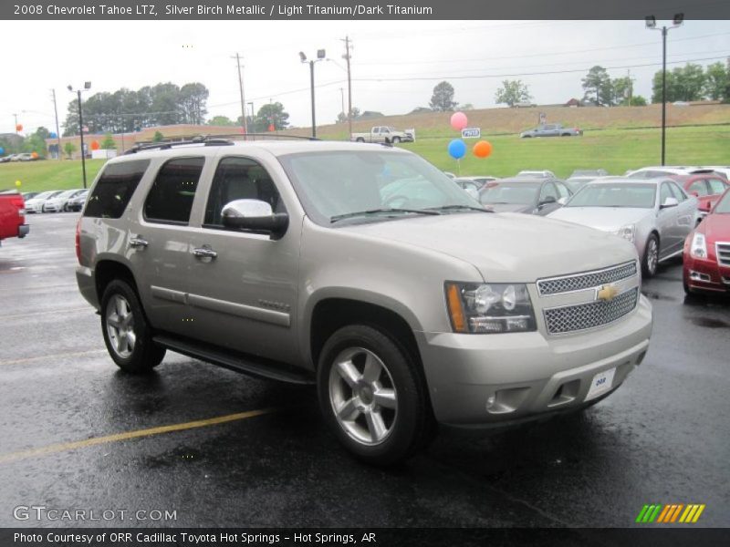 Silver Birch Metallic / Light Titanium/Dark Titanium 2008 Chevrolet Tahoe LTZ