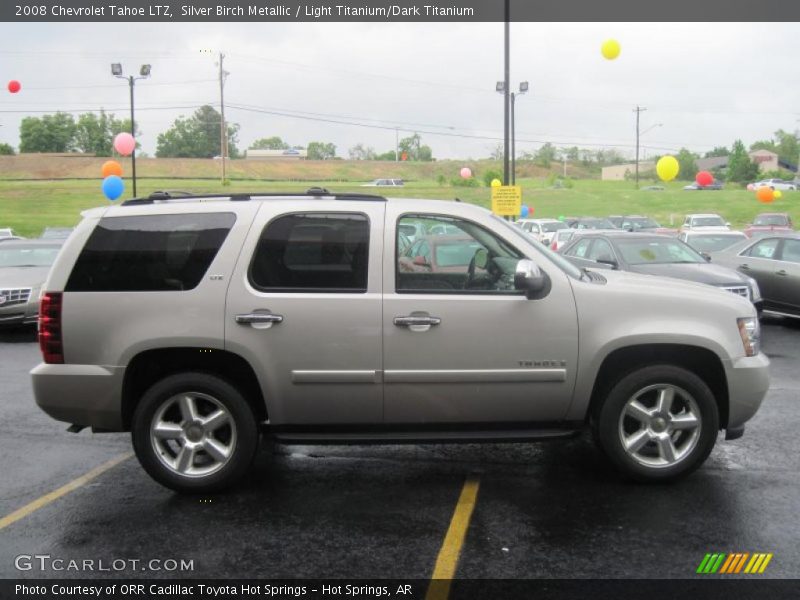 Silver Birch Metallic / Light Titanium/Dark Titanium 2008 Chevrolet Tahoe LTZ