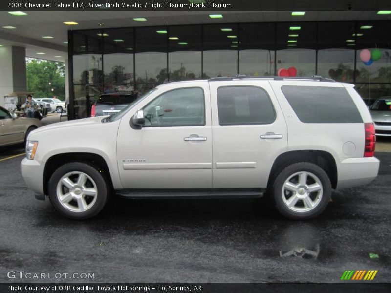 Silver Birch Metallic / Light Titanium/Dark Titanium 2008 Chevrolet Tahoe LTZ