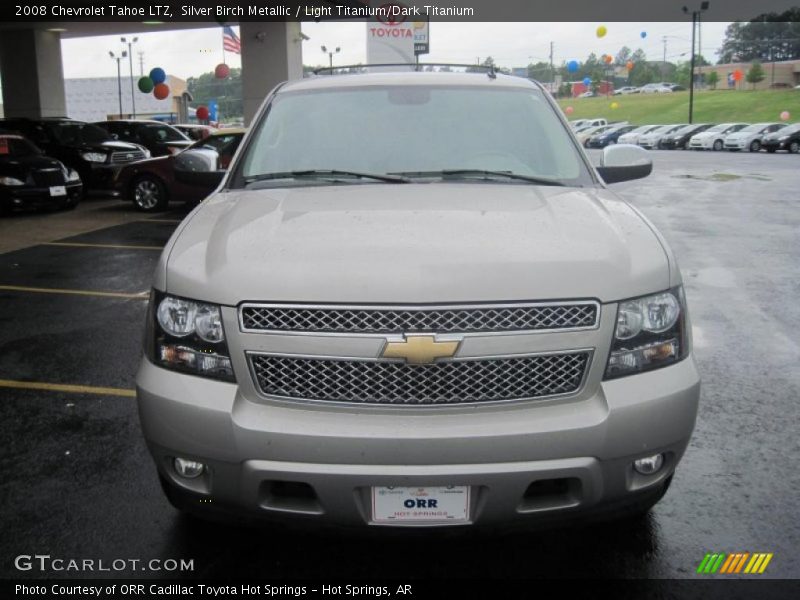 Silver Birch Metallic / Light Titanium/Dark Titanium 2008 Chevrolet Tahoe LTZ