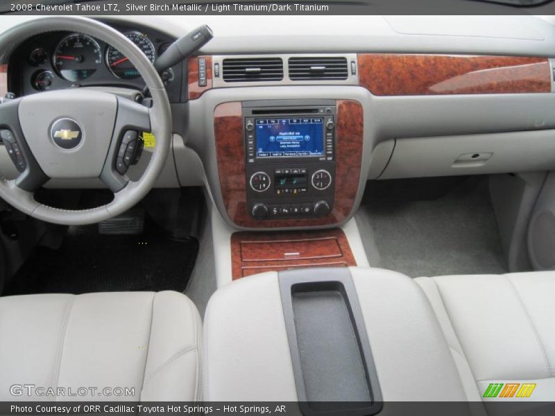 Silver Birch Metallic / Light Titanium/Dark Titanium 2008 Chevrolet Tahoe LTZ